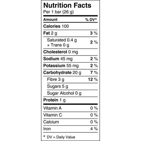 Quaker Chewy Peach Fruit Crumble Granola Bars, 6 Bars, 156g/5.5oz, (Imported from Canada)